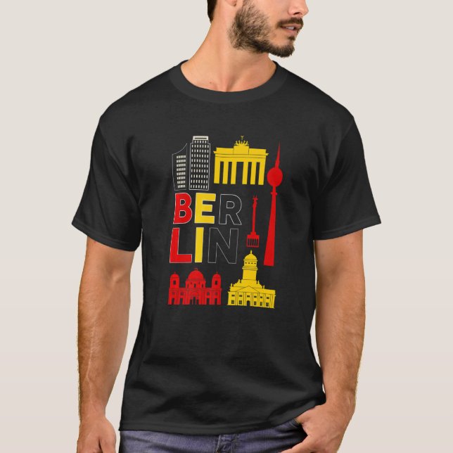 Berlin capital of Germany T-Shirt (Front)