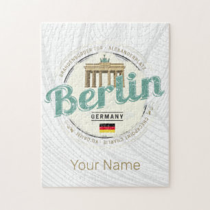 Berlin Capital Vintage City Germany souvenir Jigsaw Puzzle