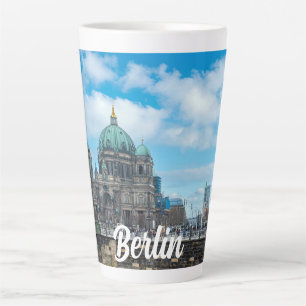 Berlin Cathedral and TV tower in Berlin, Germany Latte Mug