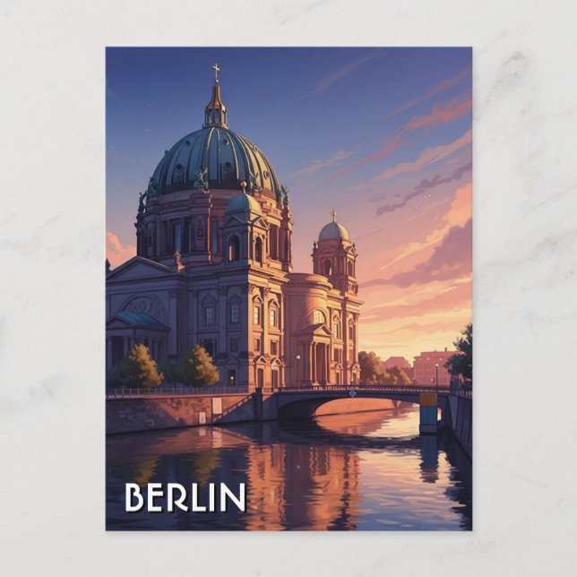 Berlin Cathedral Germany Travel Postcard (Front)