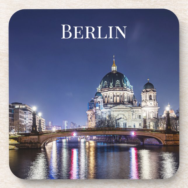 Berlin Cathedral in Berlin, Germany Coaster (Front)