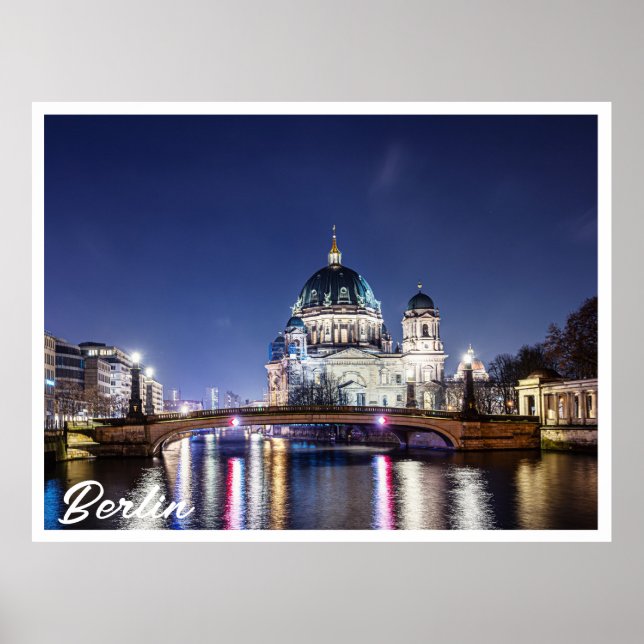 Berlin Cathedral in Berlin, Germany Poster (Front)