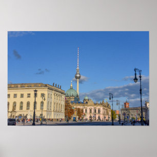 Berlin Cathedral, Television Tower, Germany Poster
