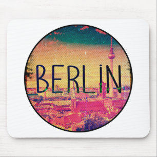 Berlin, circle mouse mat