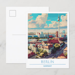 Berlin City Germany Travel  Postcard