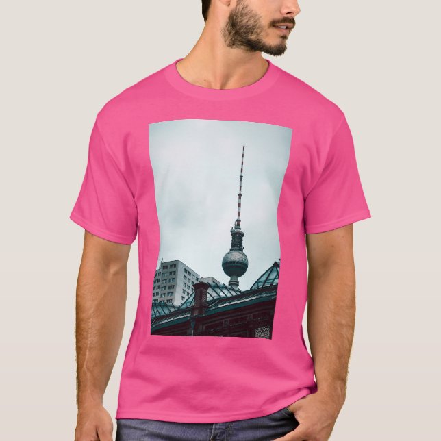 Berlin Cityscape. Alexanderplatz T-Shirt (Front)