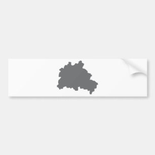 Berlin contour icon bumper sticker