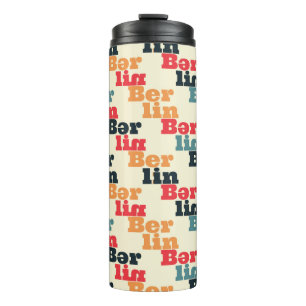 Berlin creative pattern. thermal tumbler
