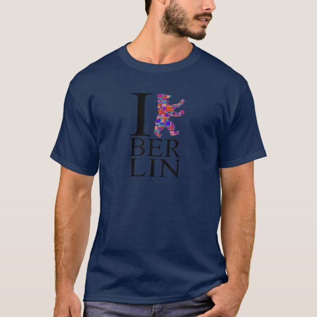 Berlin Design - Berlin Bear - I Love Berlin T-Shirt (Front)