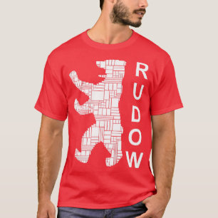 Berlin Design  Berlin Bear  I Love Rudow Premium  T-Shirt