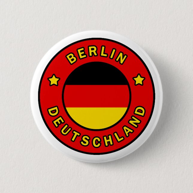 Berlin Deutschland 6 Cm Round Badge (Front)