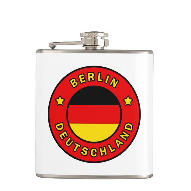 Berlin Deutschland Hip Flask (Front)