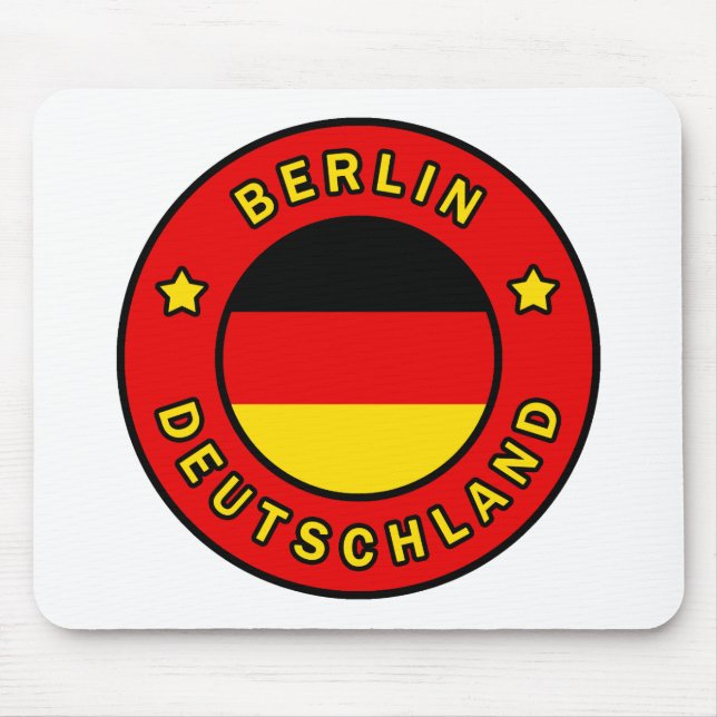 Berlin Deutschland Mouse Mat (Front)