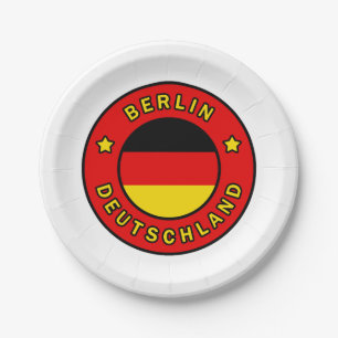 Berlin Deutschland Paper Plate