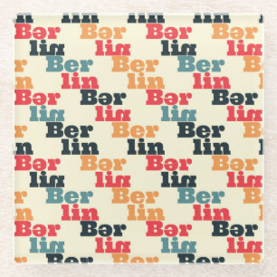 Berlin Digital Creative, Print Pattern. Glass Coaster