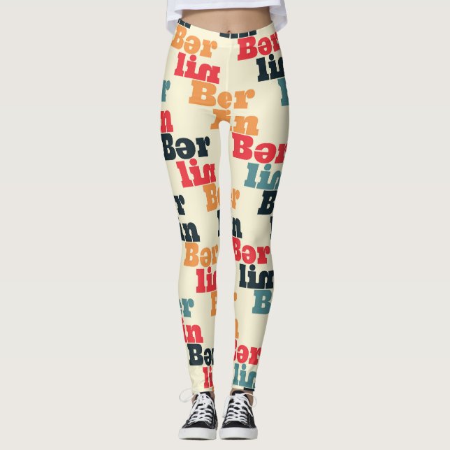 Berlin Digital Creative, Print Pattern. Leggings (Front)