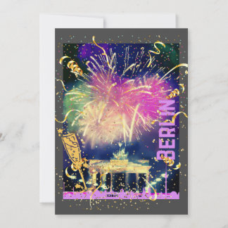 Berlin Fireworks Holiday Card