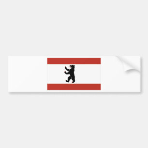 Berlin flag bumper sticker