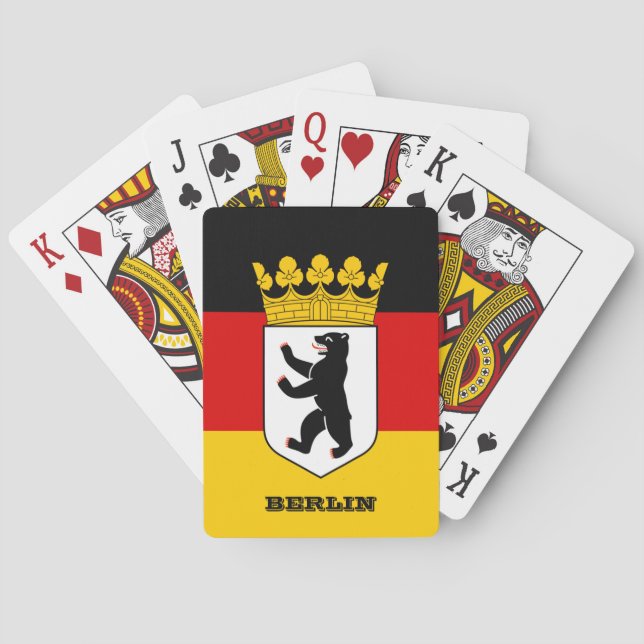 Berlin Flag Games, Germany, Berlin Playing Cards (Back)