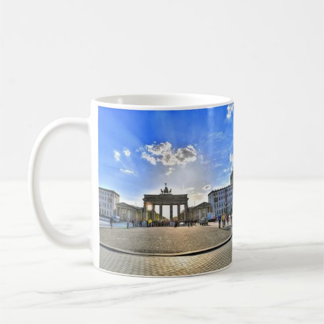 Berlin Gate, Germany Coffee Mug (Left)