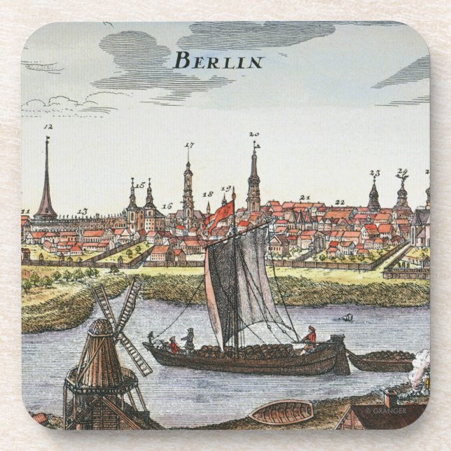 Berlin, Germany, 1737 Coaster (Front)