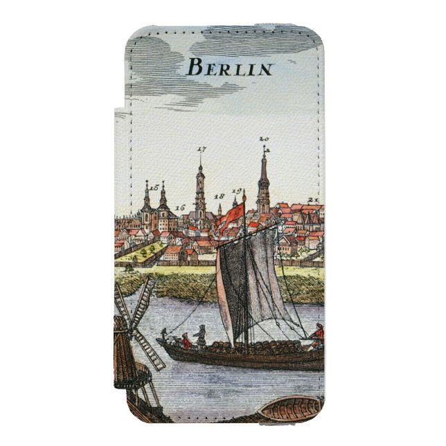 Berlin, Germany, 1737 Incipio iPhone Wallet Case (Folio Front)