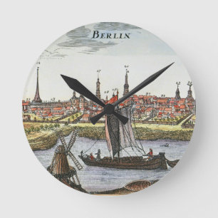 Berlin, Germany, 1737 Round Clock