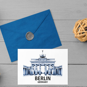 Berlin Germany Brandenburg Gate  Postcard