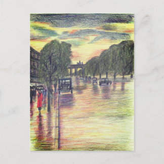 Berlin Germany Brandenburger Tor Gate Card