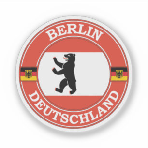 Berlin Germany Circle Emblem