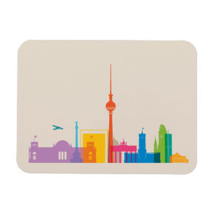 Berlin, Germany Cityscape Magnet
