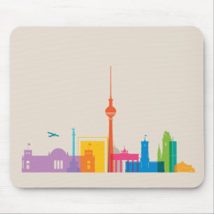 Berlin, Germany Cityscape Mouse Mat