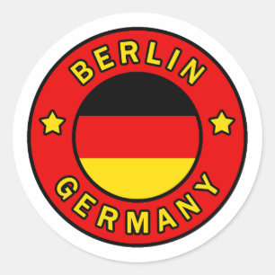 Berlin Germany Classic Round Sticker