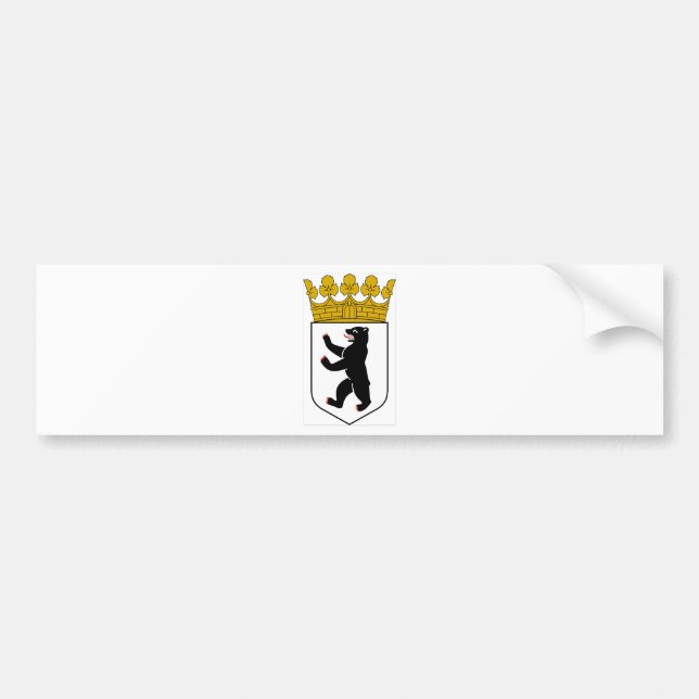 Berlin (Germany) Coat of Arms Bumper Sticker (Front)