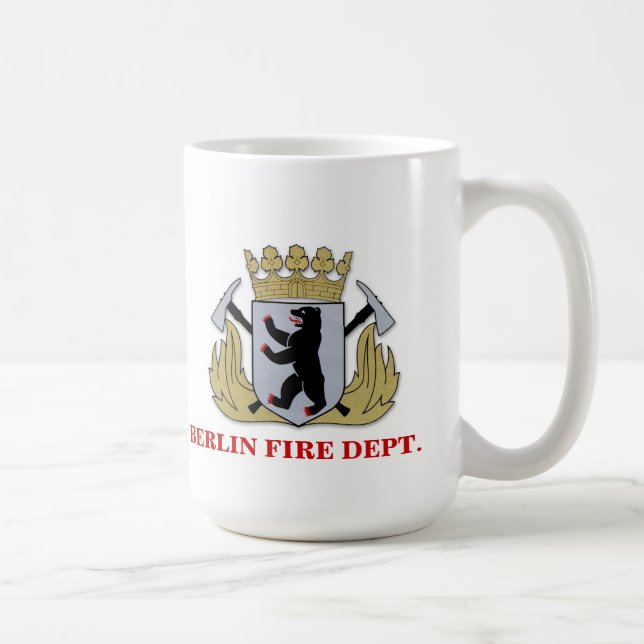 Berlin Germany Fire Department Mug (Right)