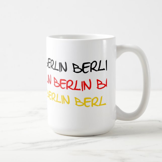 Berlin, Germany Logo Souvenir Coffee Mug (Right)