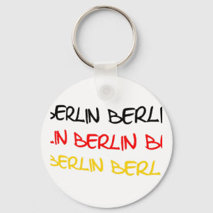 Berlin, Germany Logo Souvenir Key Ring