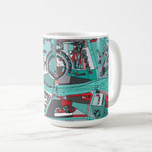 Berlin, Germany Map Coffee Mug