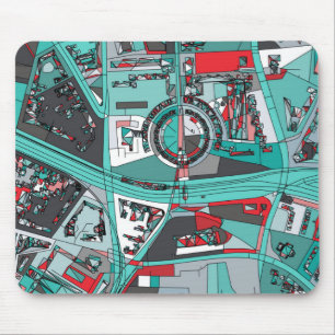 Berlin, Germany Map Mouse Mat