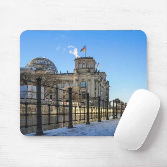 Berlin Germany Mouse Mat (With Mouse)