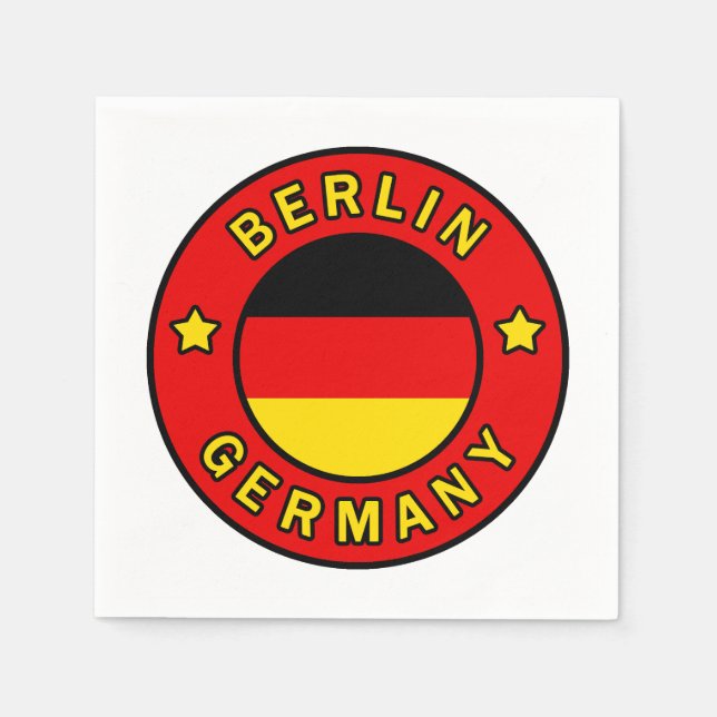 Berlin Germany Napkin (Front)