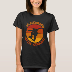Berlin Germany Skateboarder Urn Skateboarding 2 T-Shirt
