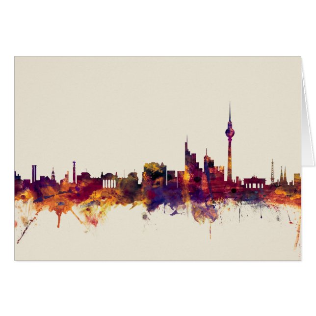 Berlin Germany Skyline (Front Horizontal)