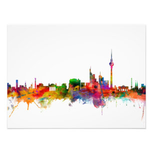 Berlin Germany Skyline Photo Print