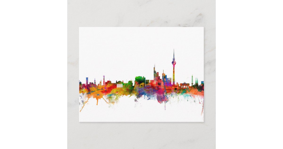 Berlin Germany Skyline Postcard | Zazzle