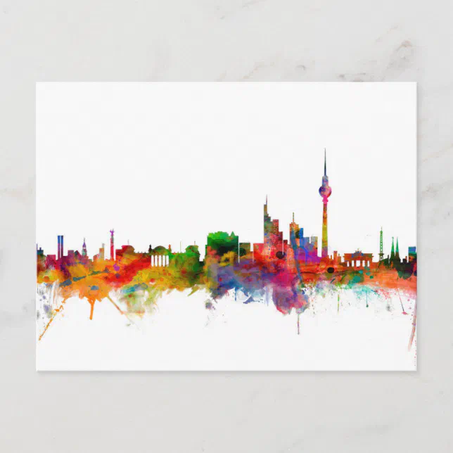 Berlin Germany Skyline Postcard | Zazzle