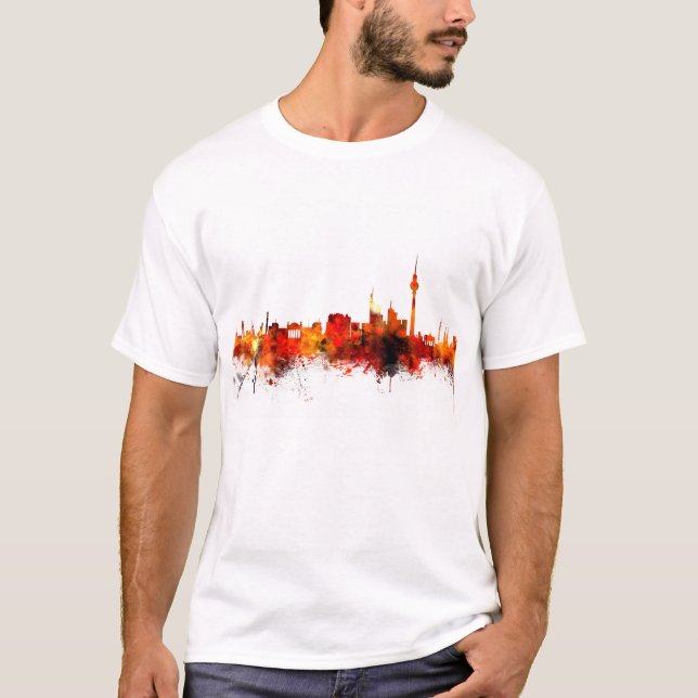 Berlin Germany Skyline T-Shirt (Front)