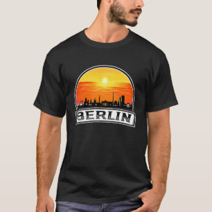 Berlin Germany Sunset Skyline T-Shirt