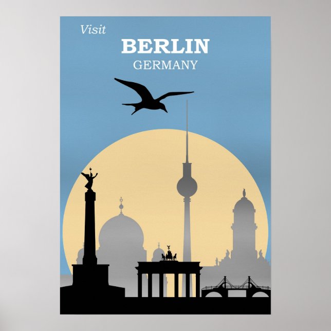 Berlin, Germany Travel Poster (Front)