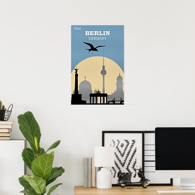 Berlin, Germany Travel Poster (Home Office)